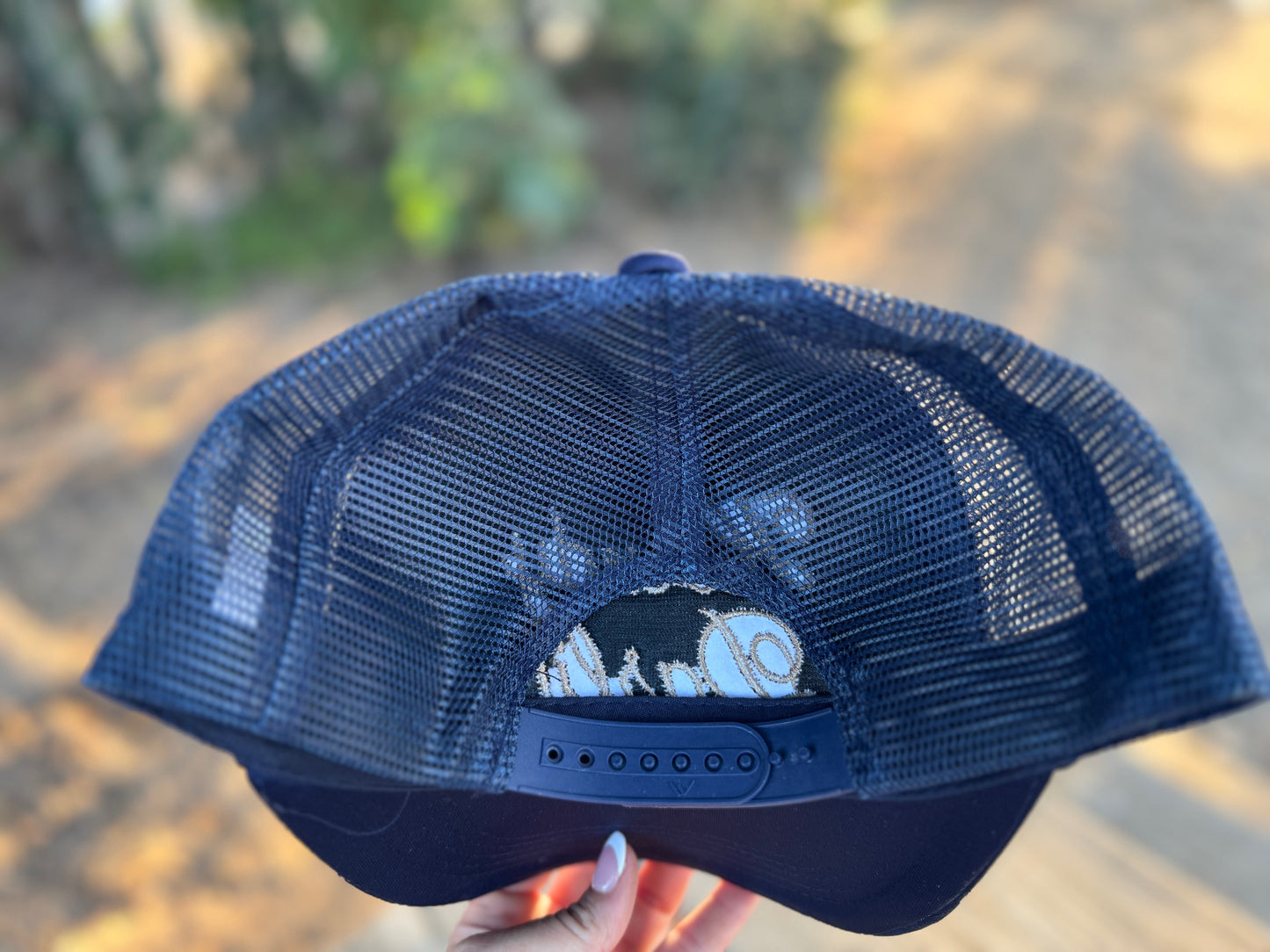 Howdy Darlin' Blue/Gold Trucker Hat