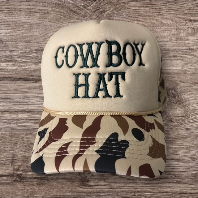 HOWDY Camo Trucker Hat