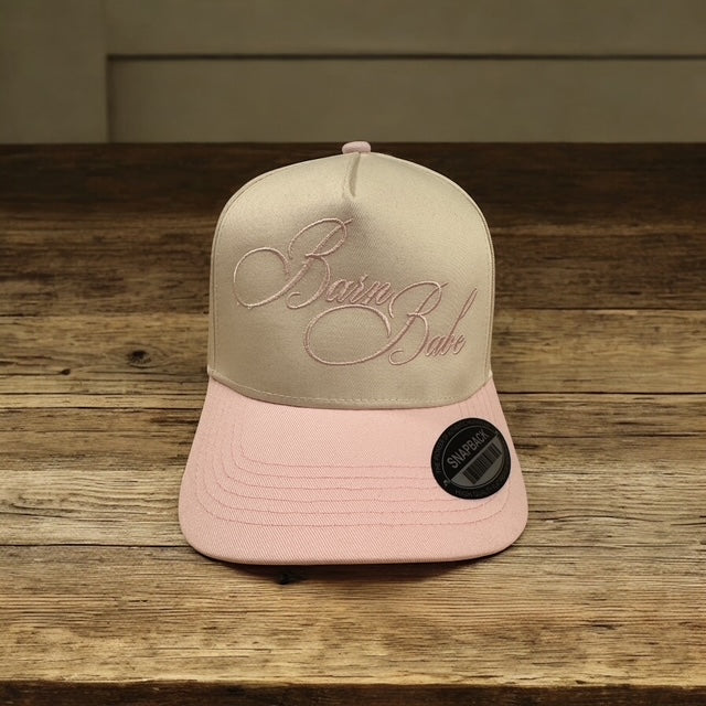 Pink "BARN BABE" Trucker Hat