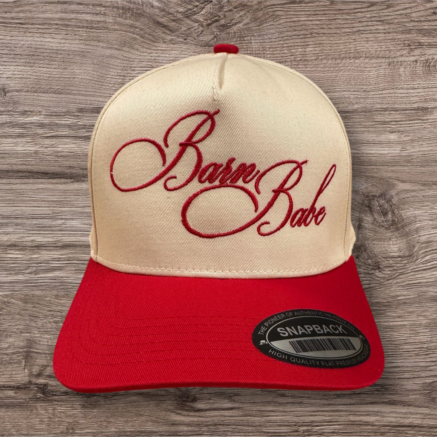 Red "BARN BABE" Trucker Hat