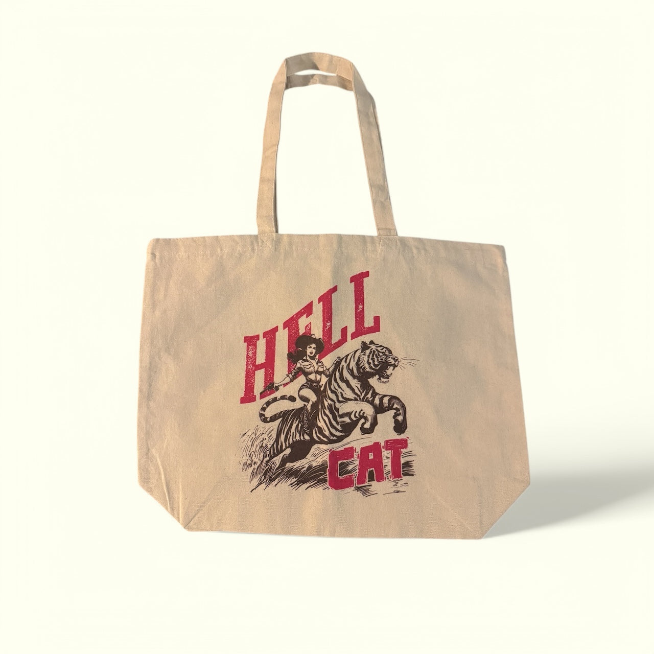 Hell Cat Canvas Tote Bag