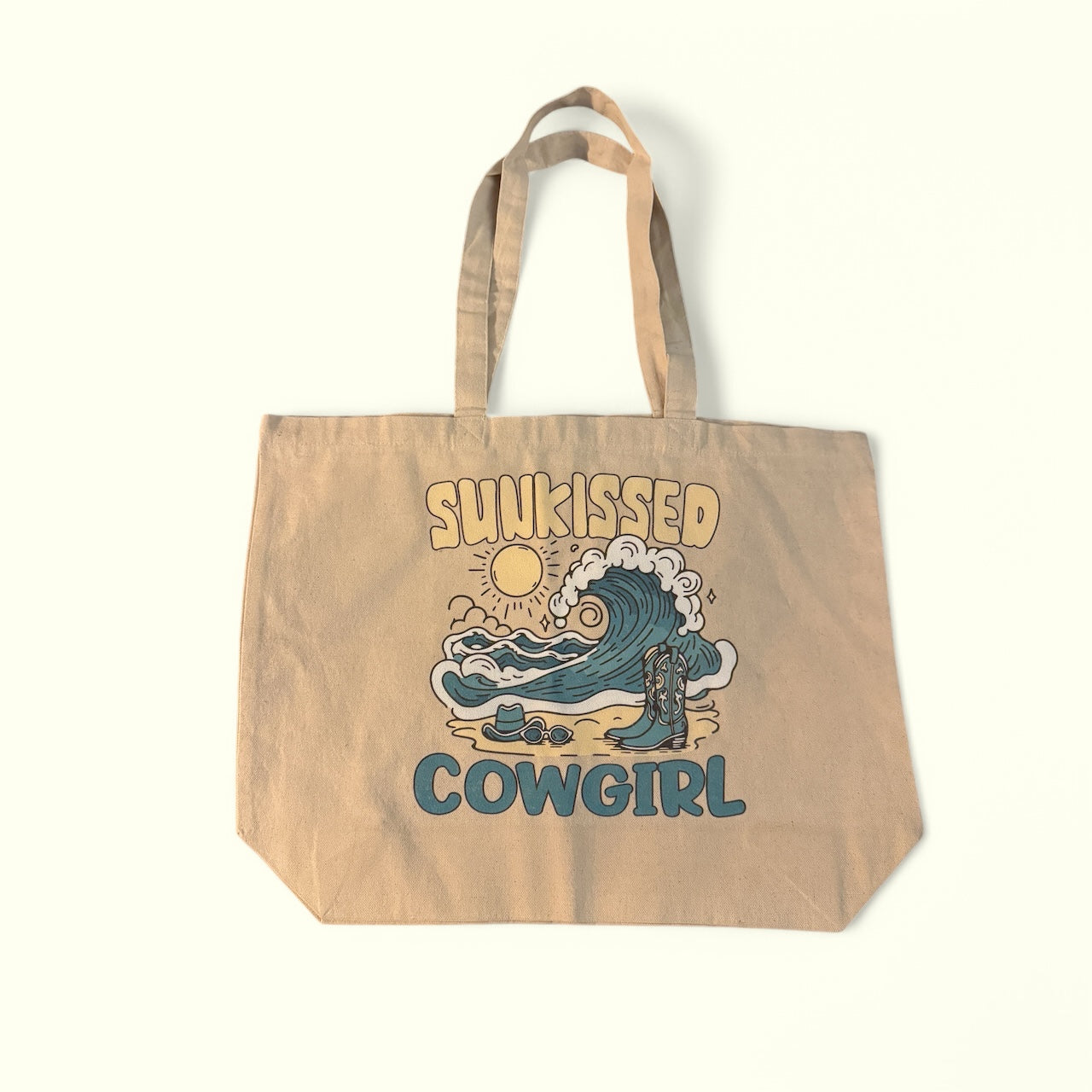Sunkissed Cowgirl Canvas Tote Bag
