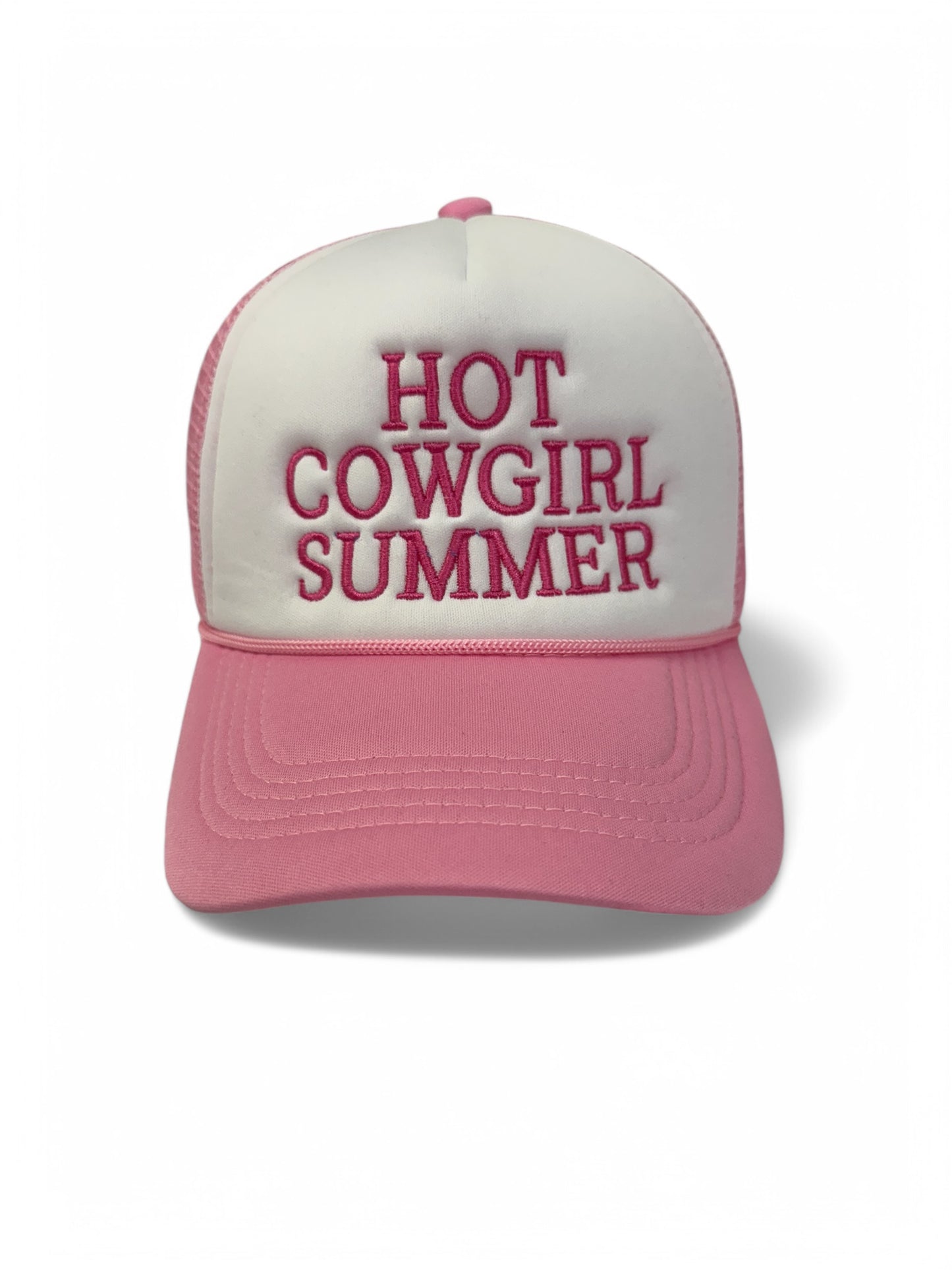 Hot Cowgirl Summer Pink Trucker Hat
