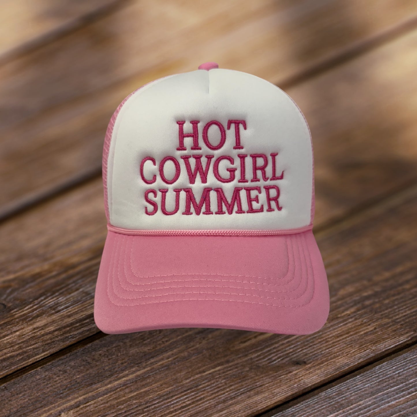 Hot Cowgirl Summer Pink Trucker Hat