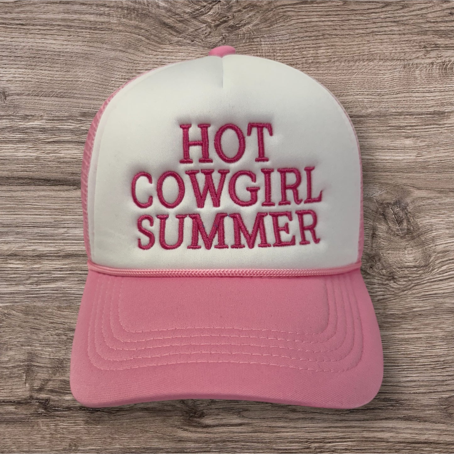 Hot Cowgirl Summer Pink Trucker Hat