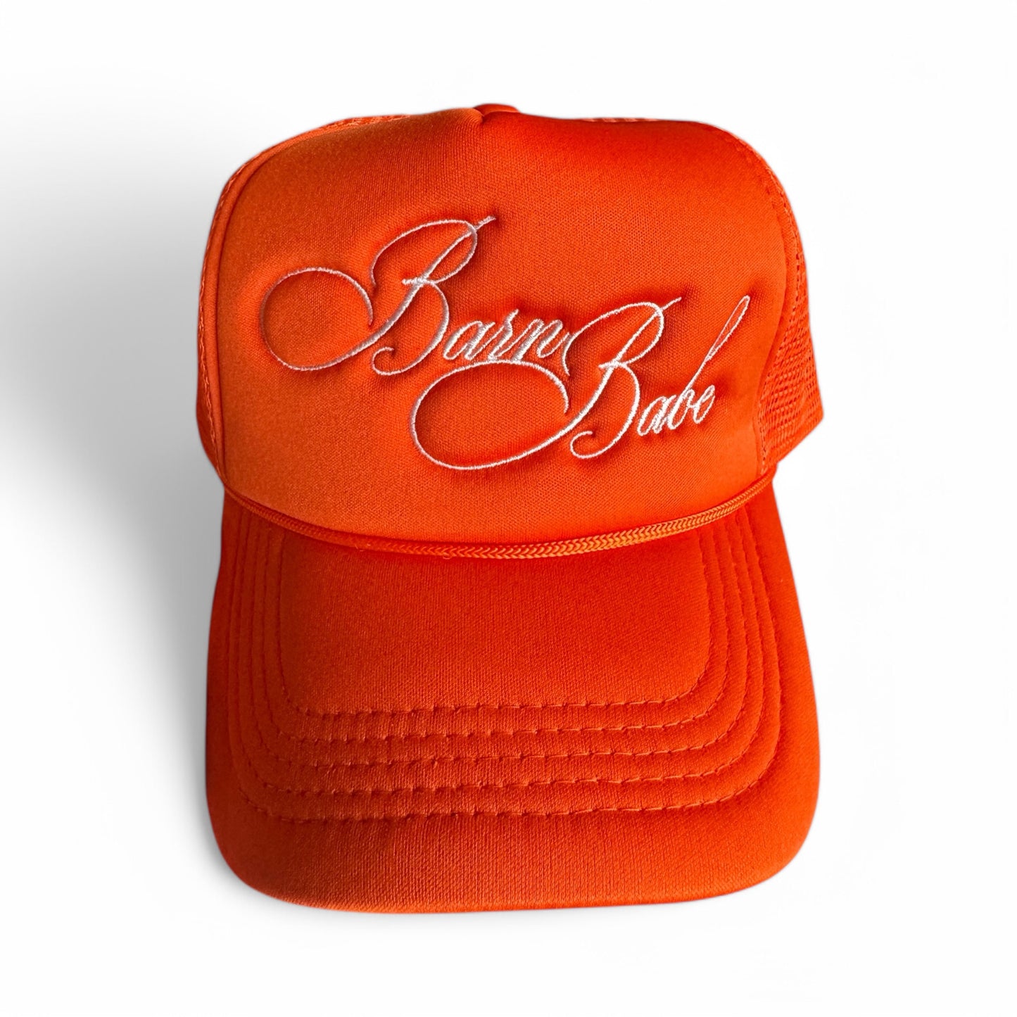 Barn Babe Orange Trucker Hat