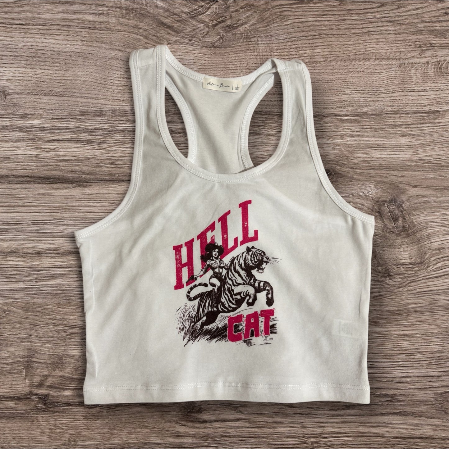 Hell Cat Crop Tank