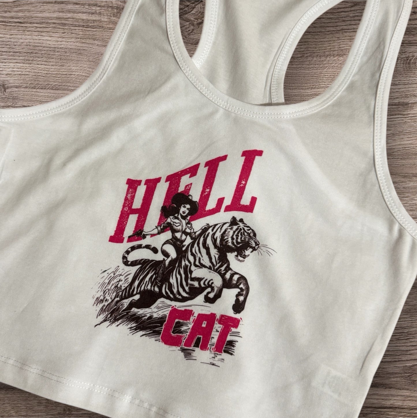 Hell Cat Crop Tank