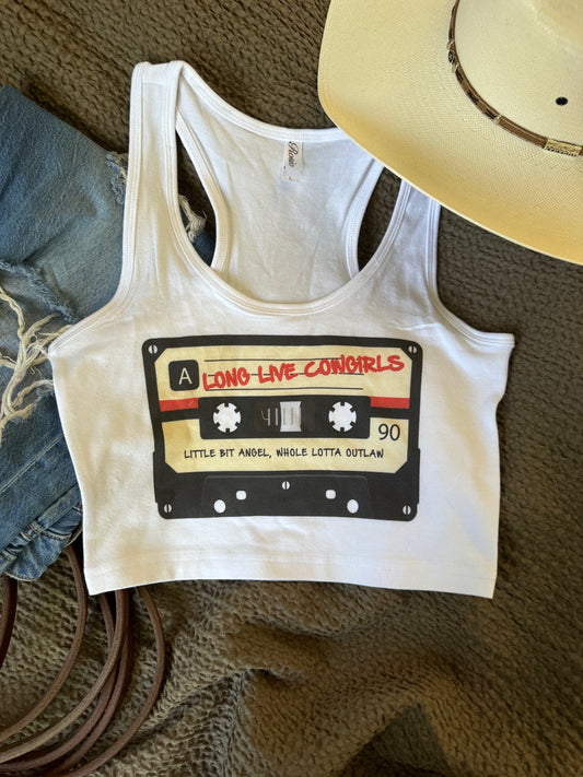 Long Live Cowgirls cropped tank