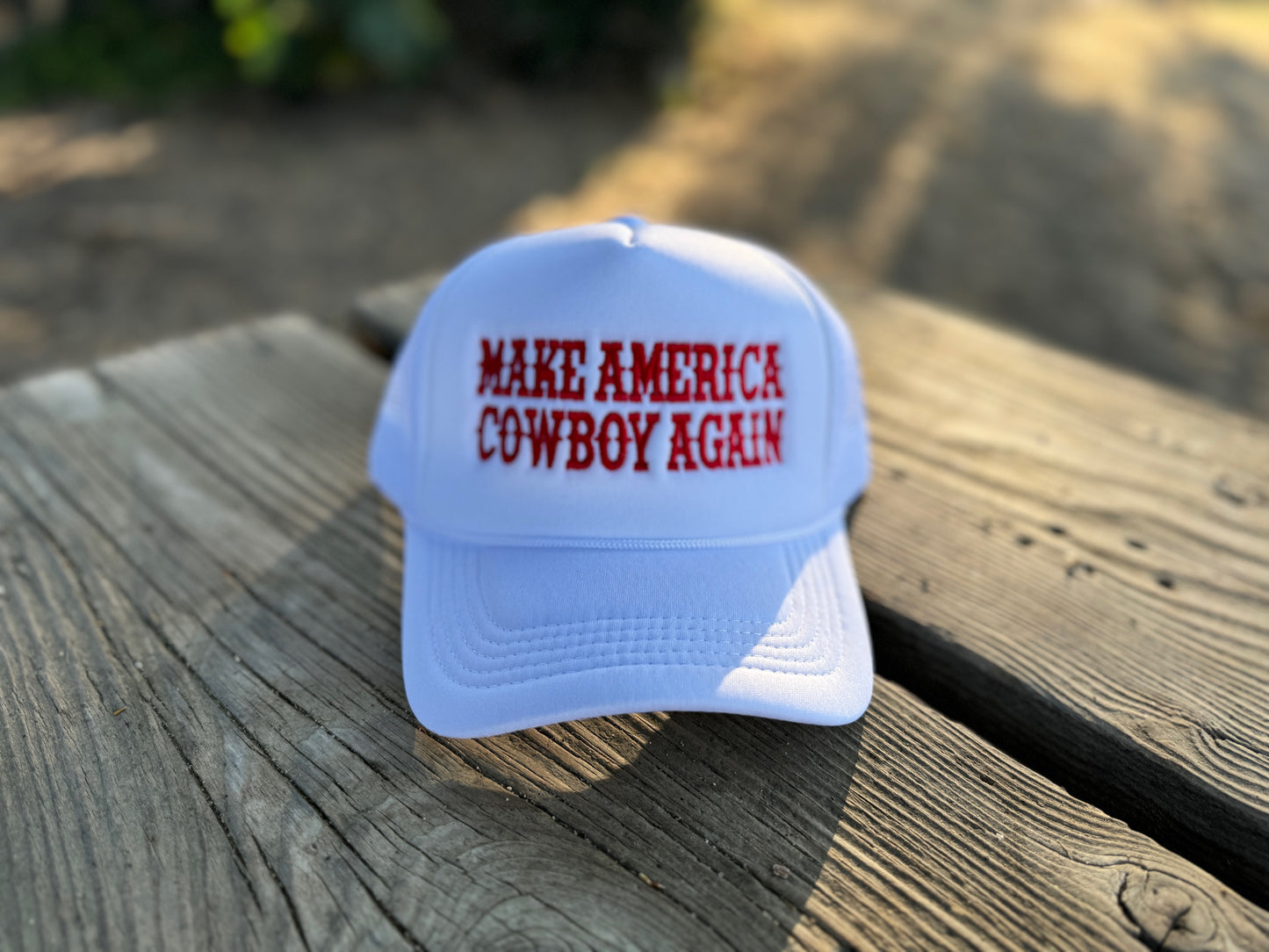 Make America Cowboy Again Trucker Hat